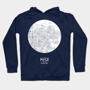 Mesa, USA City Map - Full Moon Hoodie